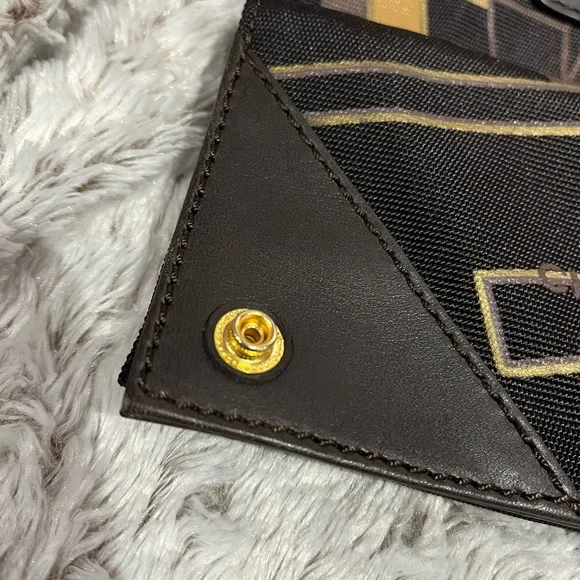 PORTS 1961 Stylish Brown and Tan Tote NYC Map Bag - Picture 4 of 6